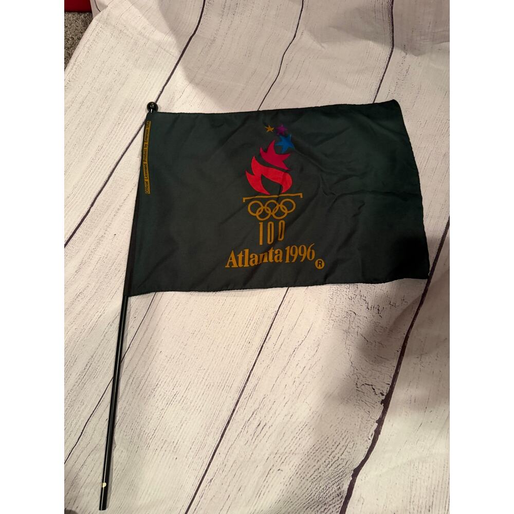 Vintage Emerson 1996 Atlanta Olympic Games Flag